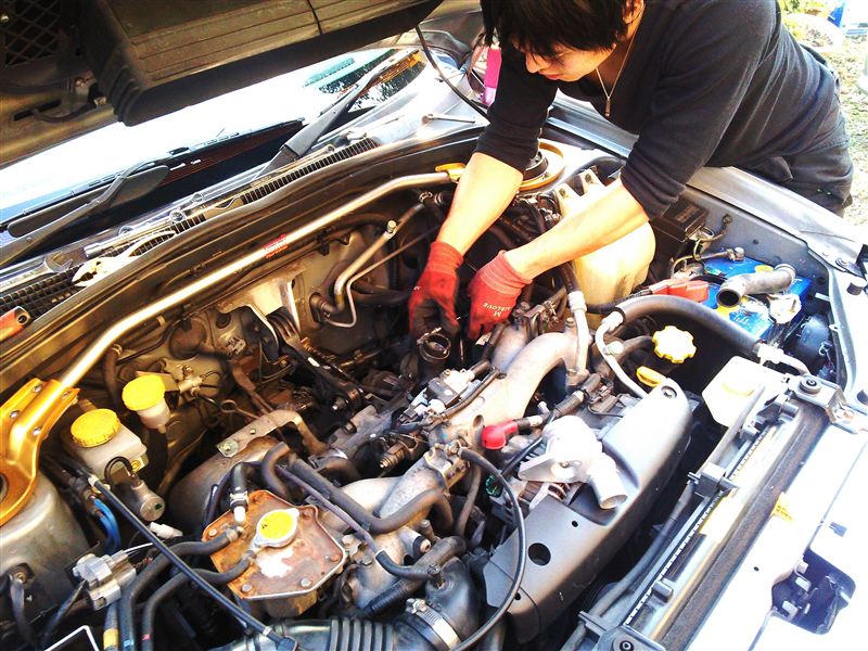 SG5→SG9インタークーラーへ換装!!!（スバル フォレスター・SG）by