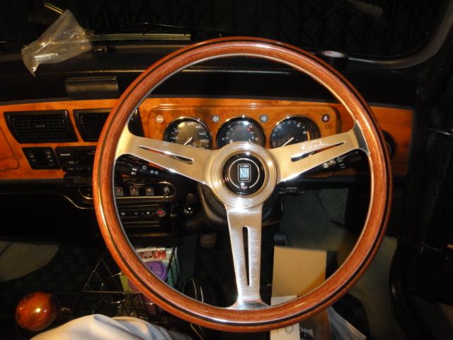 NARDI CLASSIC WOOD ポリッシュ取付（ローバー ミニ・MK X）by