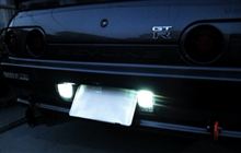 LED バックランプ、バックフォグ取付（日産 スカイラインGT‐R・R32