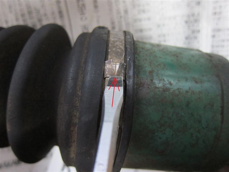 GC8 リアドライブシャフトブーツ交換（非分割式） ①（スバル