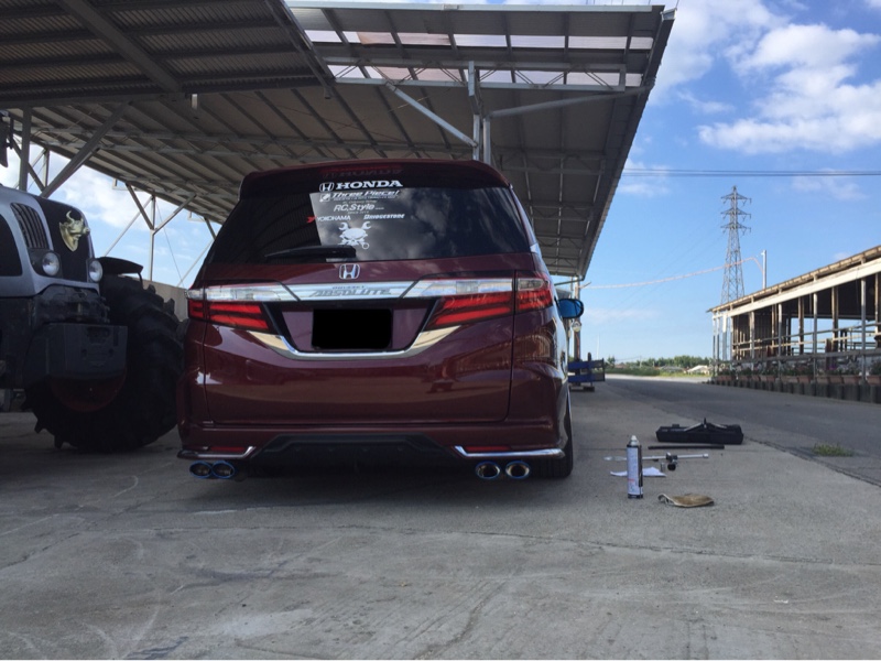 リアキャンバー調整後（ホンダ オデッセイ）by クレクレ - みんカラ