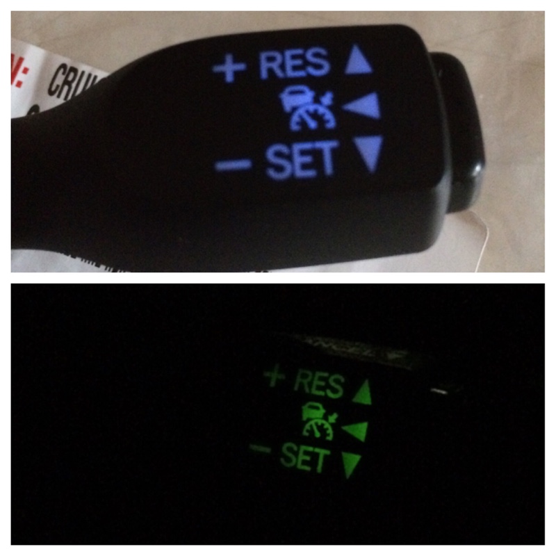 トヨタ純正 光るクルコンスイッチ（トヨタ ハイエースバン・H200系）by