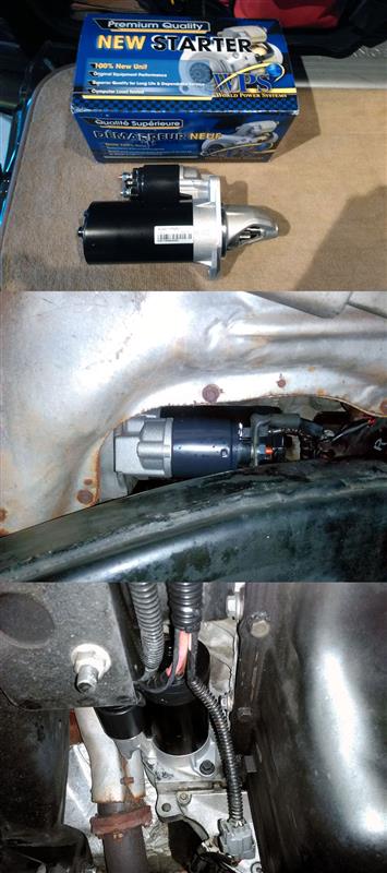 2ndレンジ、スターターモーター交換。（ランドローバー レンジローバー