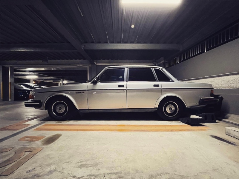 足回りカスタム計画その3・車高を下げる。（ボルボ 240 セダン）by