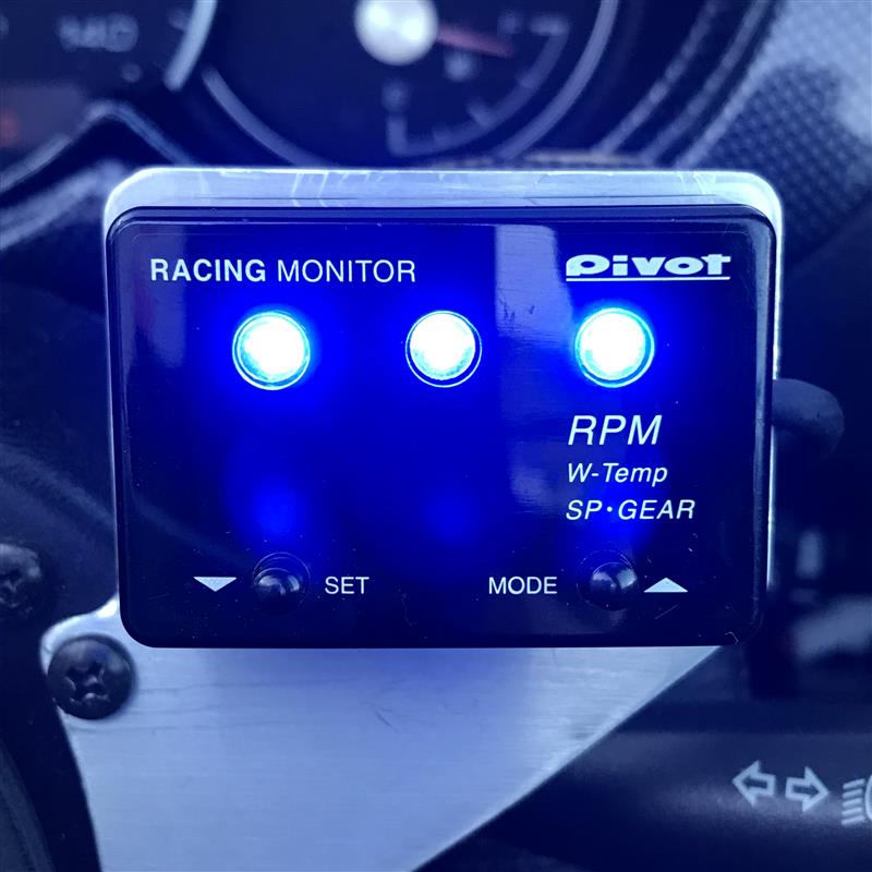 pivot RACING MONITOR（RM-07L） 取り付け（ダイハツ コペン・L880K