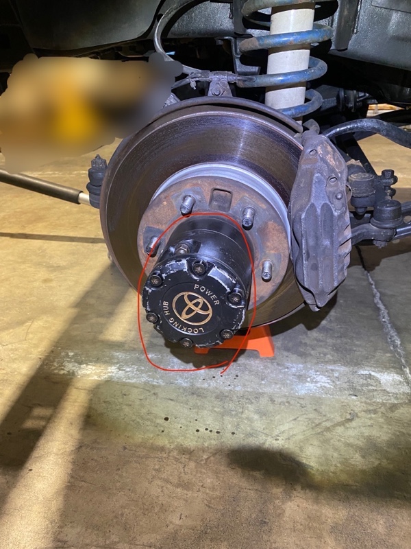 パワーロッキングハブ オーバーホール(O/H)（トヨタ ランドクルーザー