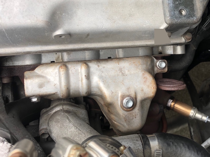 エキマニの遮熱板のボルト交換 （スズキ ジムニー・JA12/JA22）by