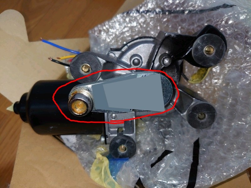 ランクル80 フロントワイパーモーター (他車種流用)交換（その他