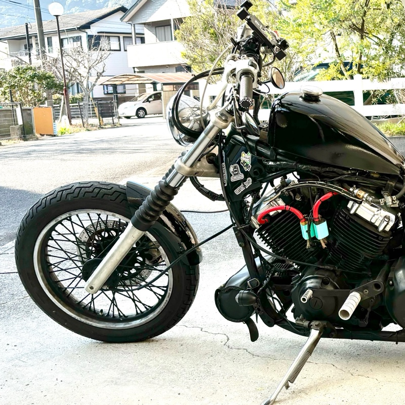 トリプルツリー10度（ヤマハ ドラッグスター400）by きぃーどん - みんカラ