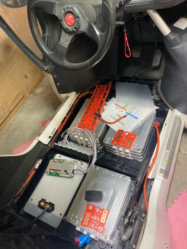 リチウムバッテリー22S載せ替え完了（トヨタ コムス B・COM）by もり