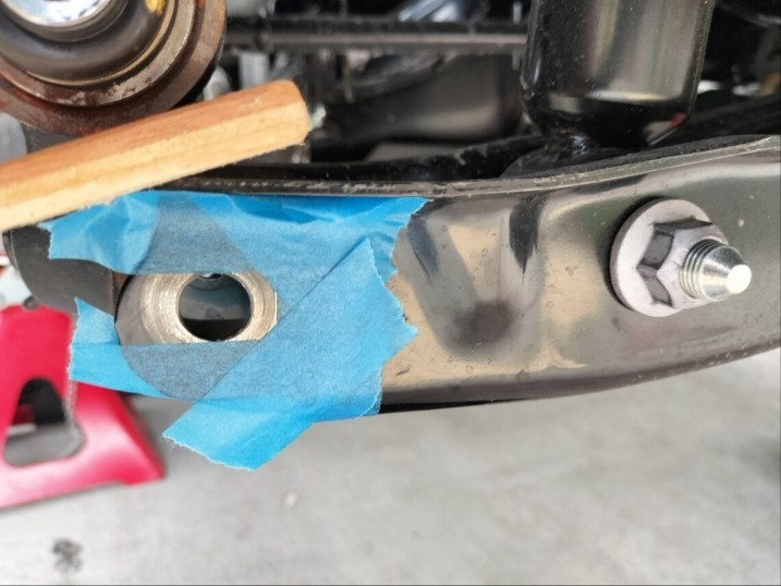 左リアロアアーム長穴加工（トヨタ GR86・ZN8）by kijitoracatreo