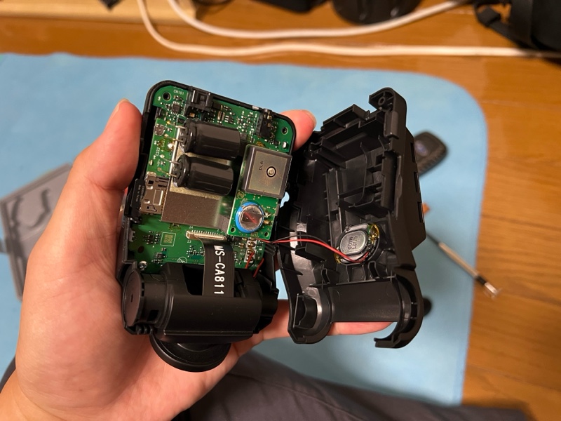 コムテックHDR360GW SDカードと内蔵電池交換（スバル レヴォーグ・VM