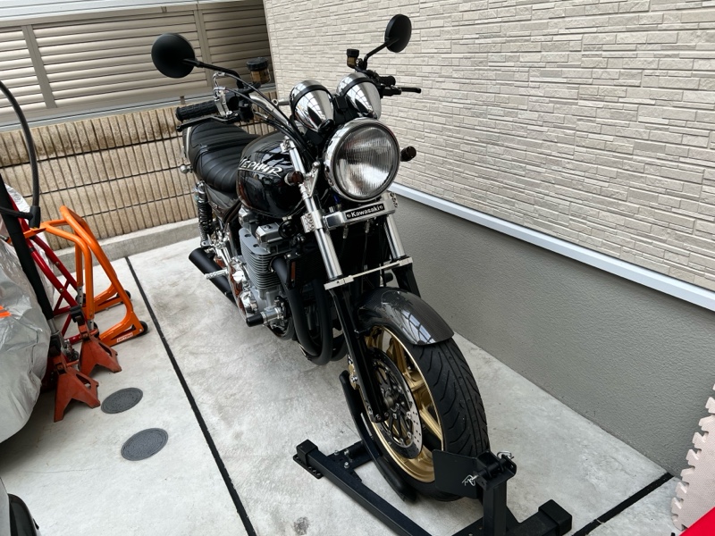 フロントフォーク交換（カワサキ ゼファー1100）by シソヤ＠ゲッツ