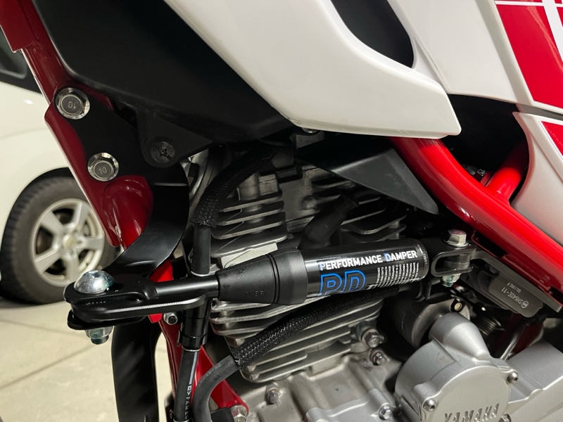 パフォーマンスダンパー取付（ヤマハ セロー250ファイナルエディション