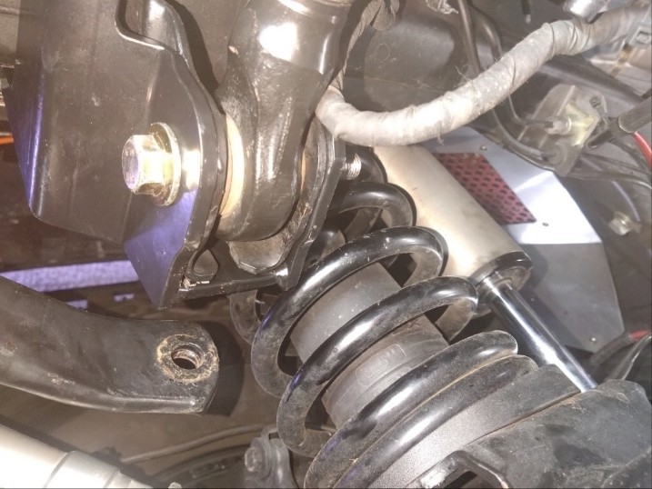 tough toys sector shaft brace取り付け【試運転状況も追記しときまし