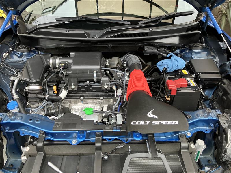 コルトスピード ハイフローインテーク取付（スズキ スイフトスポーツ