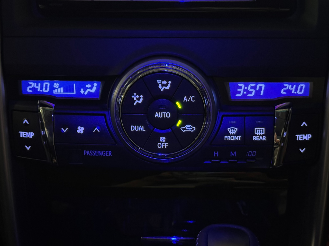 130マークX 中期 後期 エアコンパネル LED打ち替え スイッチ n6