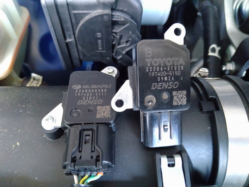 朝作りでエアフローセンサー交換テスト（スバル WRX STI・VAB）by 設備