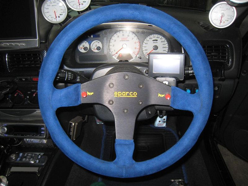 STEERING WHEEL TUNING L550 MONZA sparco(スパルコ)のステアリングの