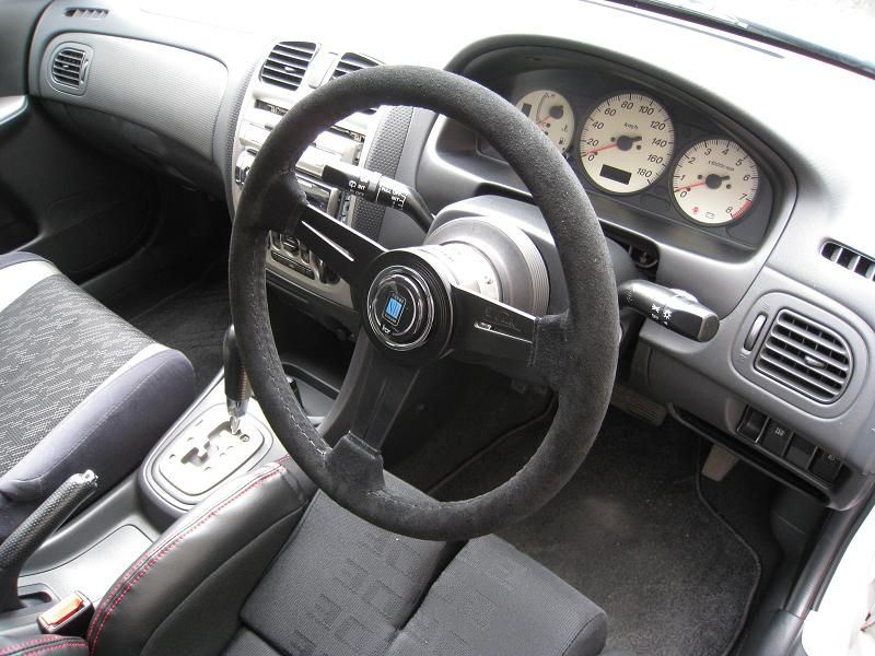 CLASSIC LEATHER ブラックスエード＆ブラックスポーク NARDI(ナルディ