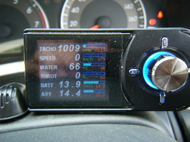 R-VIT i-Color FLASH Ver. 4.1 BLITZ(ブリッツ)の多機能メーターの