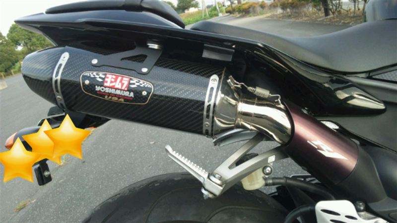 ○美品♪ YZF-R1 (09-14年) 2エンド USヨシムラ製 カーボン スリップ