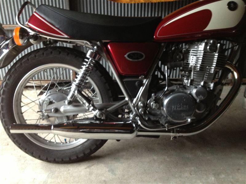 DAYTONA スリップオントライアンフマフラー のパーツレビュー | SR400