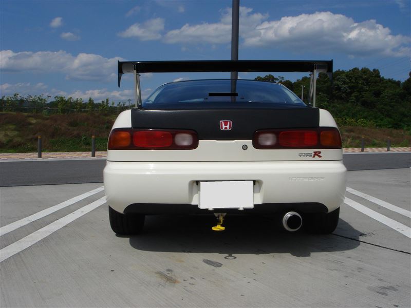 CUSCO GTウィング のパーツレビュー | インテグラタイプR(黒Ape@DC2