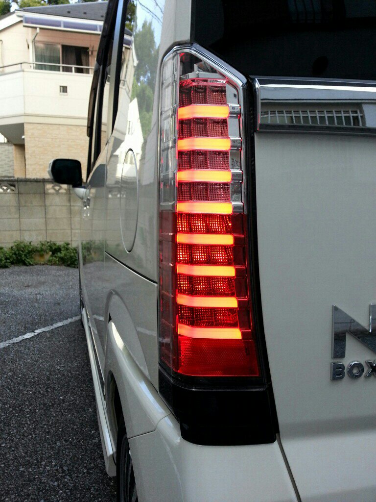 N-BOX JF1 LEDテールライト レッド/クリア 配線付きJF1/JF2 N-BOX