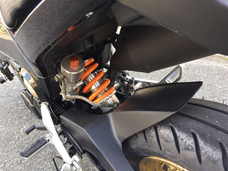 シフトアップ N-1レーシングリアサス のパーツレビュー | グロム125