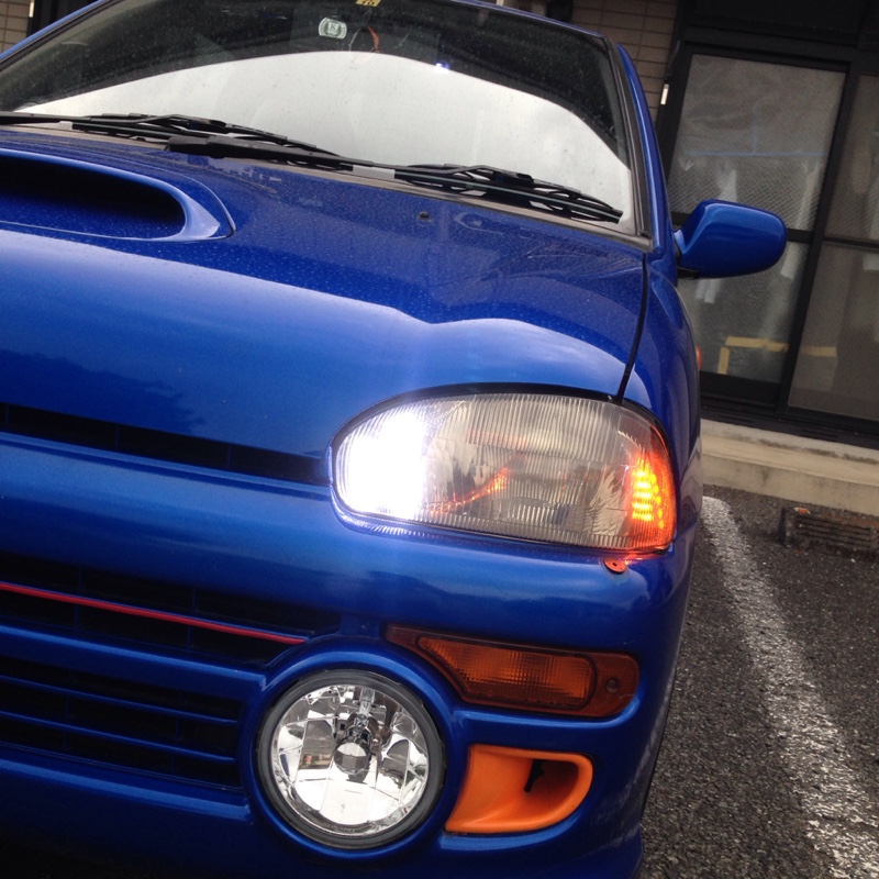 スバル(純正) 加工ヘッドライト のパーツレビュー | ヴィヴィオ(Ike