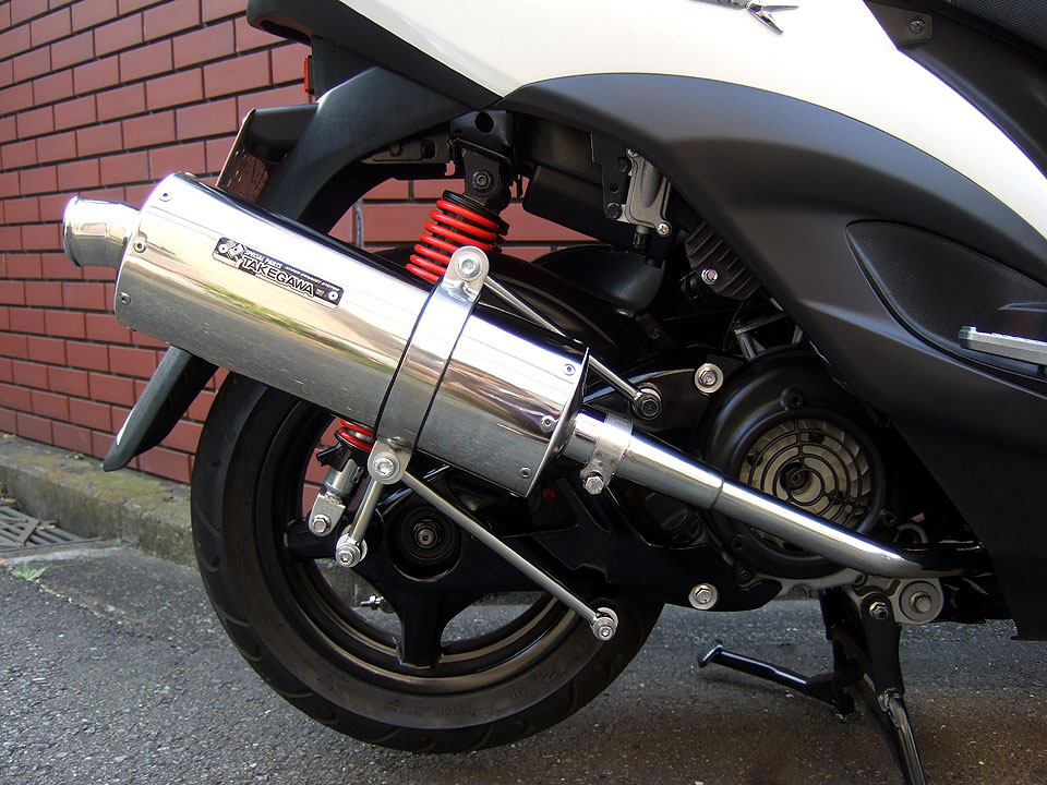 SP武川 パワーサイレントオーバルマフラー のパーツレビュー