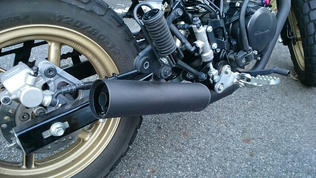 プリティーレーシングショート管エイプ50用 APE エイプ50 やんちゃ管