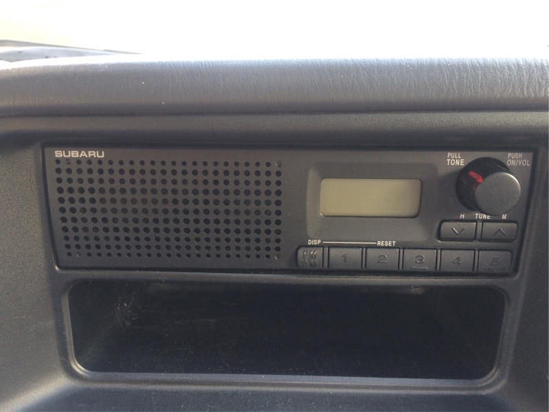 スバル(純正) ラジオ のパーツレビュー | サンバートラック(プー坂