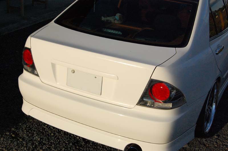 自作 トランクテールスムージング のパーツレビュー | アルテッツァ