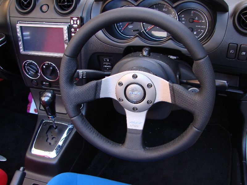 コペン L880K用 クイックリリースショートボス momoステアリング3点