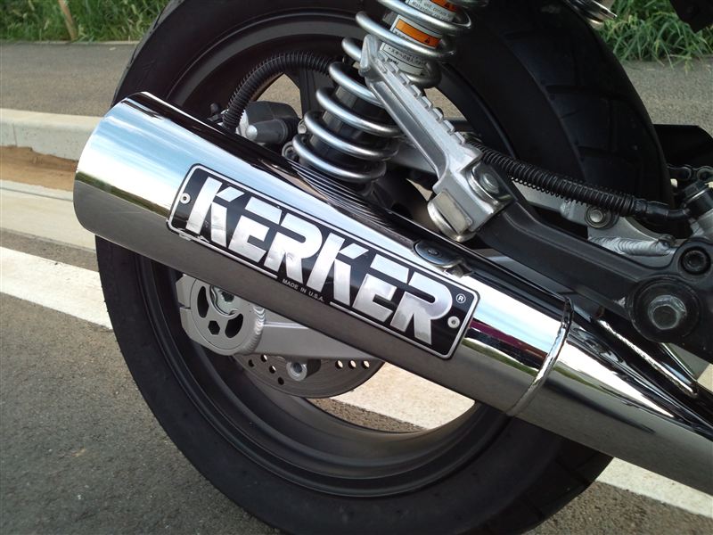 KERKER メガホンマフラー のパーツレビュー | ゼファーχ(ドエロもん