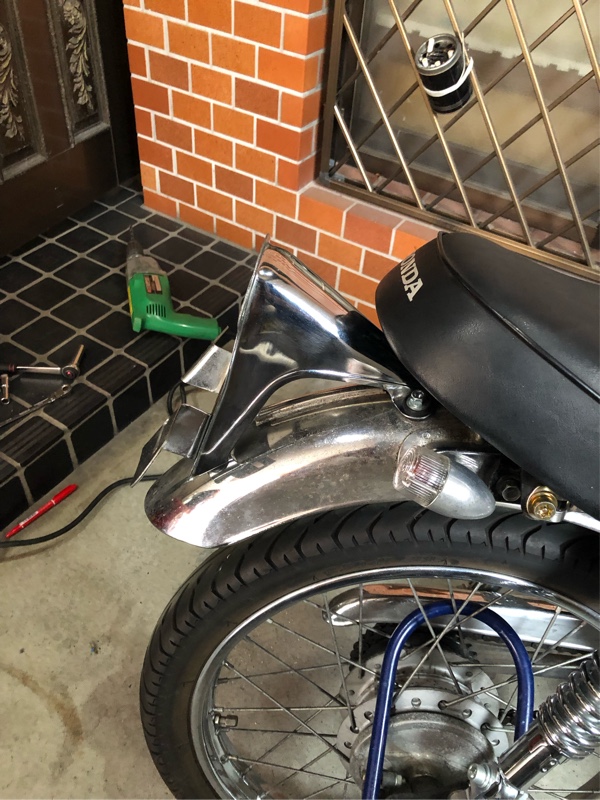 ホンダ純正 CB400Fourテールランプ、ブラケット のパーツレビュー