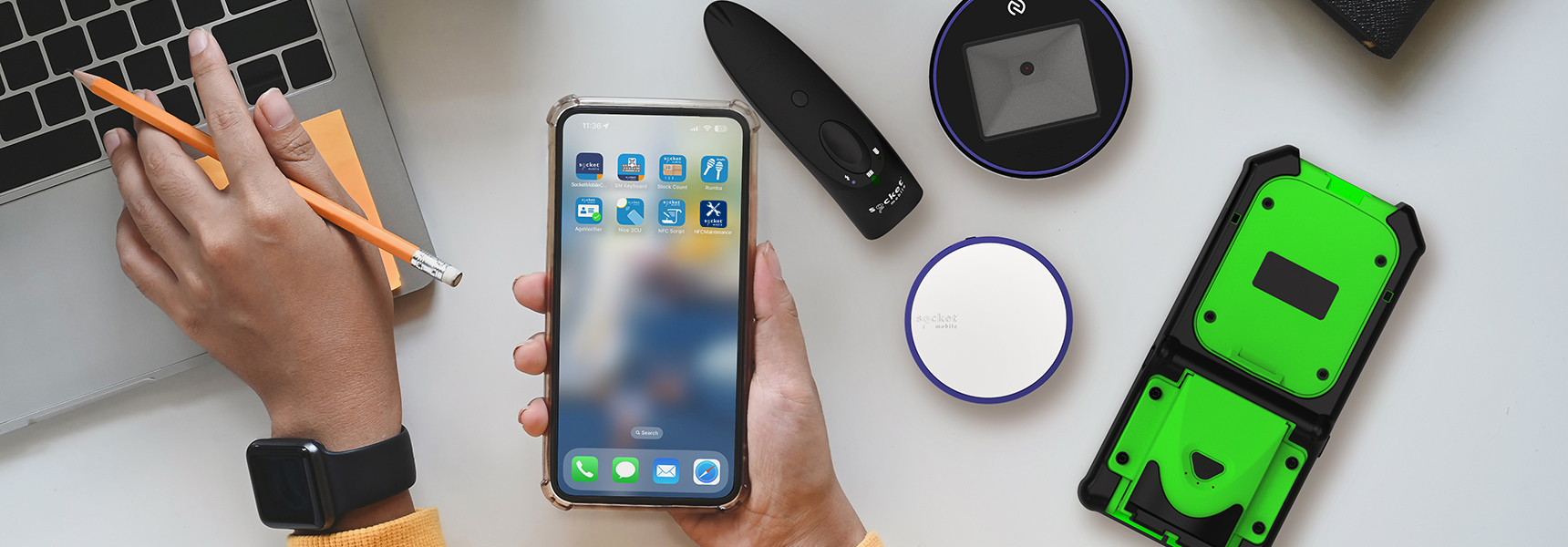 バーコードスキャナーとリーダー向けユーティリティアプリ | Socket