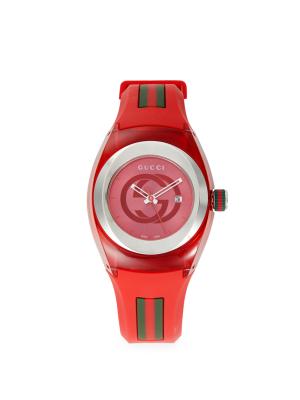 Gucci 36MM Stainless Steel & Rubber Strap Watch on SALE | Saks OFF 5TH