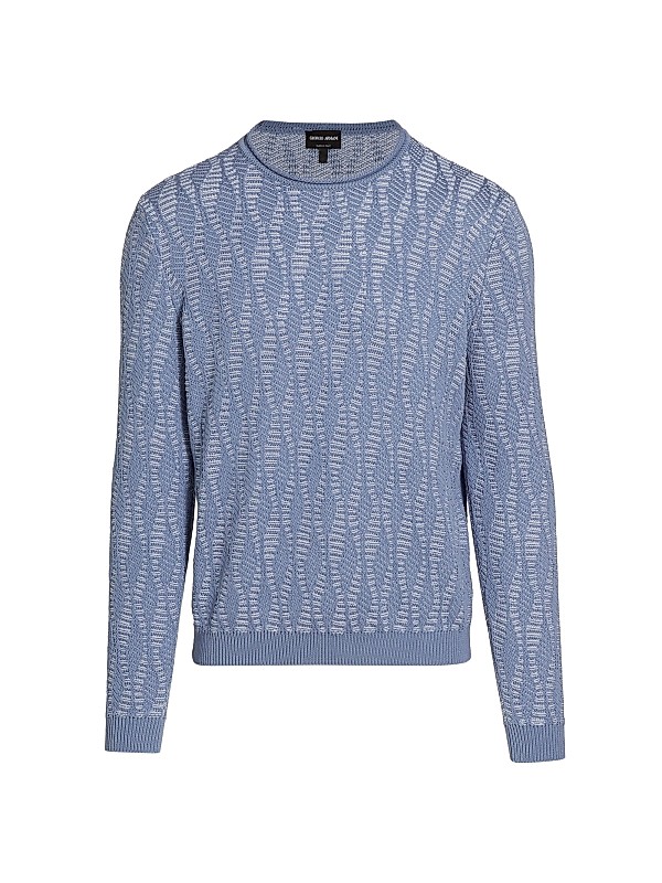 Giorgio Armani Cotton Oversized Sweater | Saks Fifth Avenue