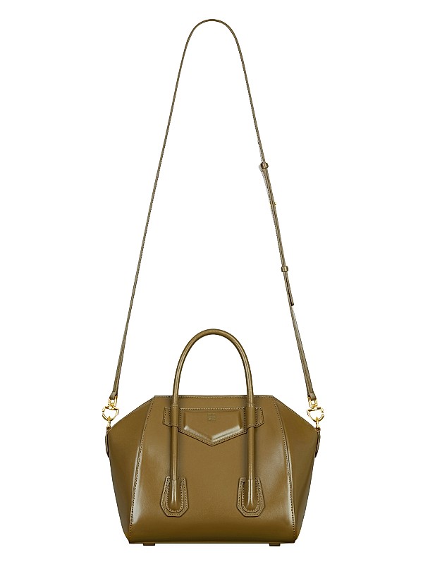 Givenchy Mini Antigona Lock Top Handle Bag in Leather | Saks Fifth