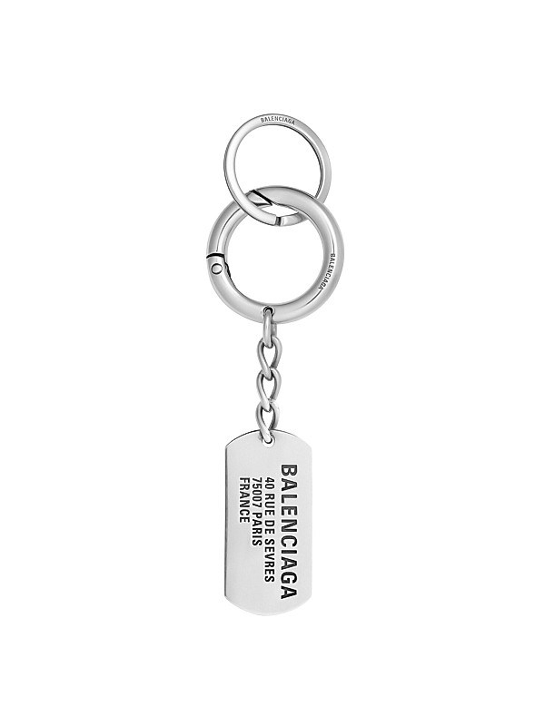 Balenciaga Tags Keychain | Saks Fifth Avenue