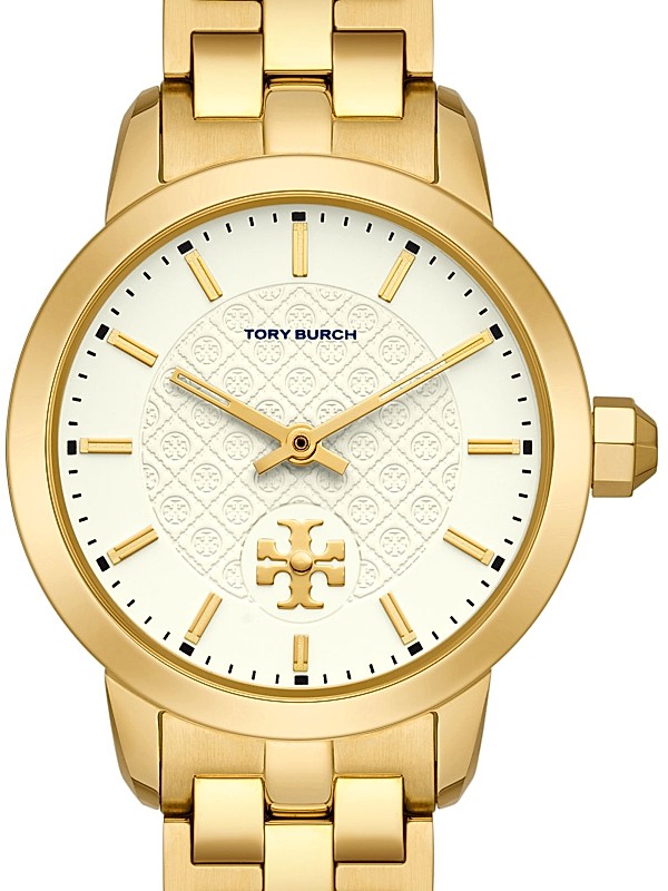Tory Burch Tory Goldtone Bracelet Watch/34MM | Saks Fifth Avenue