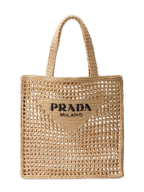 Prada Large Crochet Tote Bag | Saks Fifth Avenue