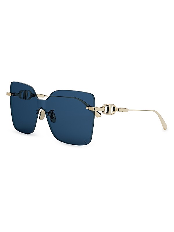 DIOR CD Chain M1U 140MM Shield Sunglasses | Saks Fifth Avenue