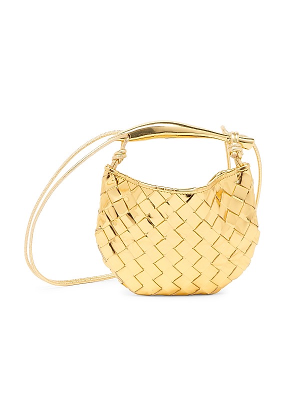 Bottega Veneta Mini Sardine Mirror Leather Top-Handle Bag | Saks