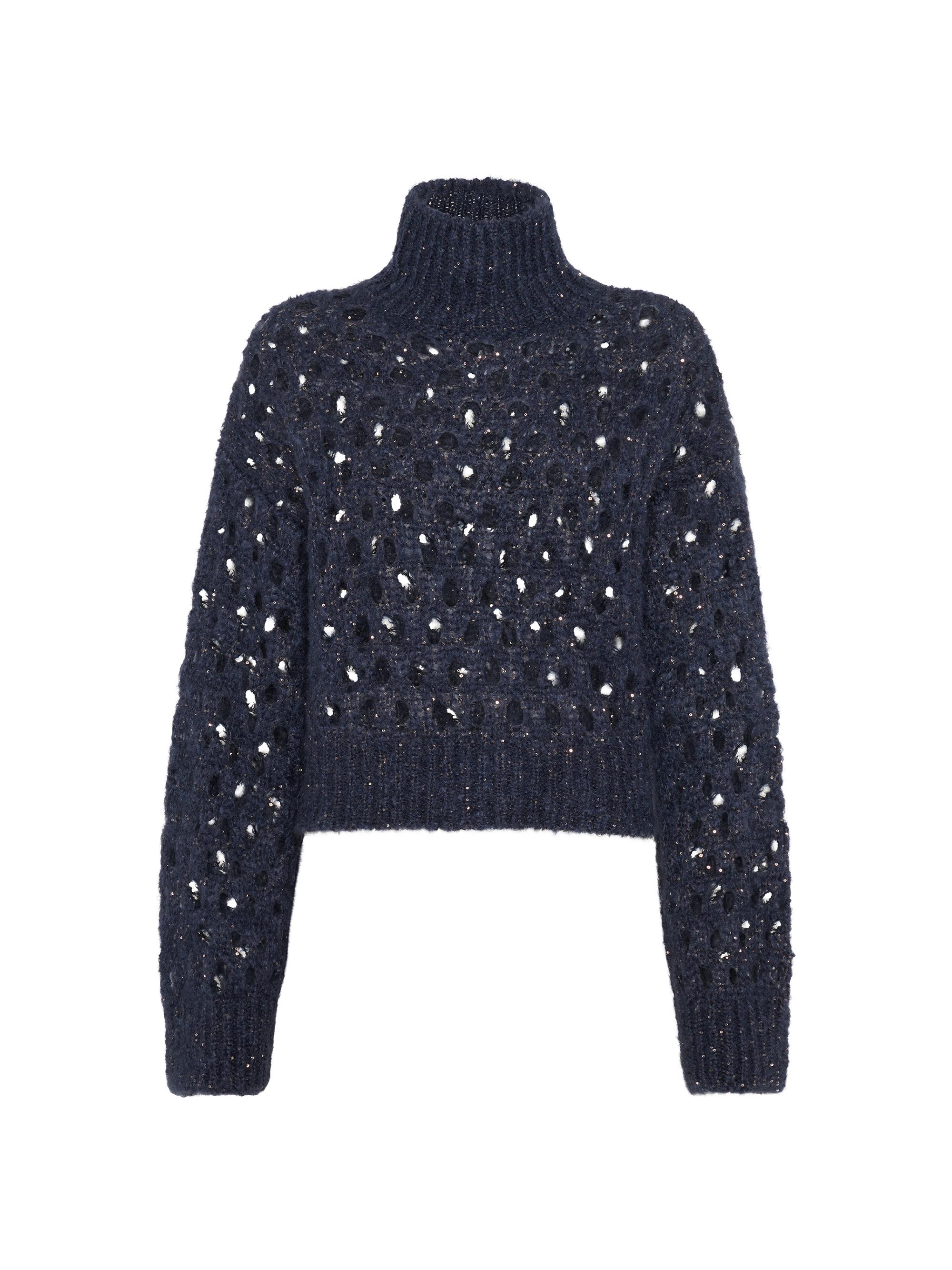 Sacai ​Floral Jacquard Knit Asymmetrical Sweater | Saks Fifth Avenue