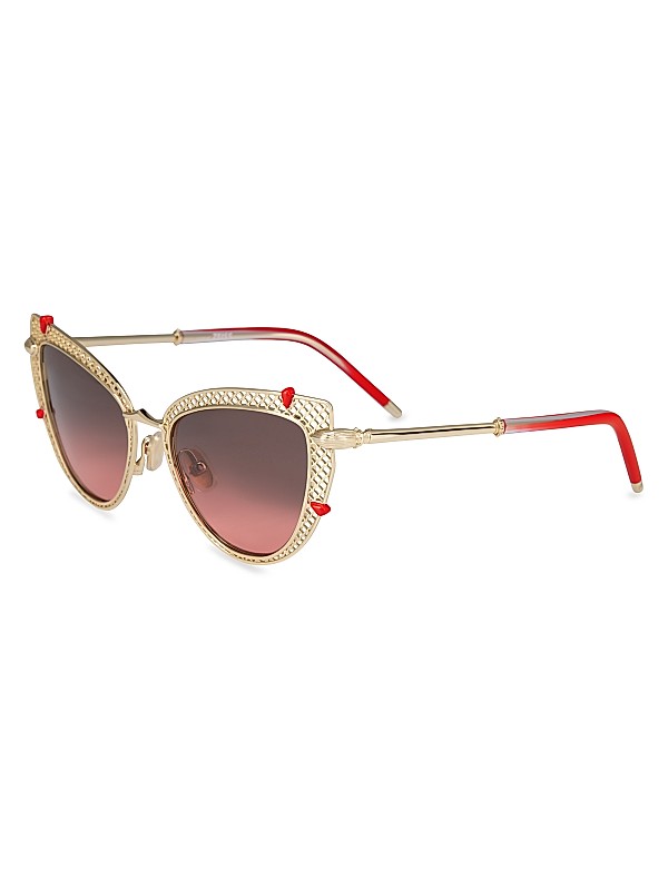 Christian Louboutin Miss Z 54MM Cat-Eye Sunglasses | Saks Fifth Avenue