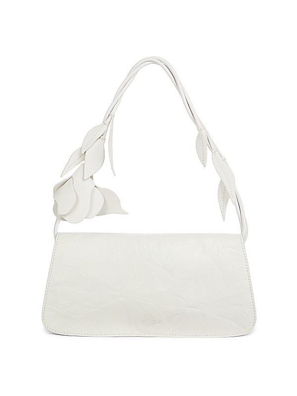 Cult Gaia Cosette Leaf Strap Leather Shoulder Bag | Saks Fifth Avenue